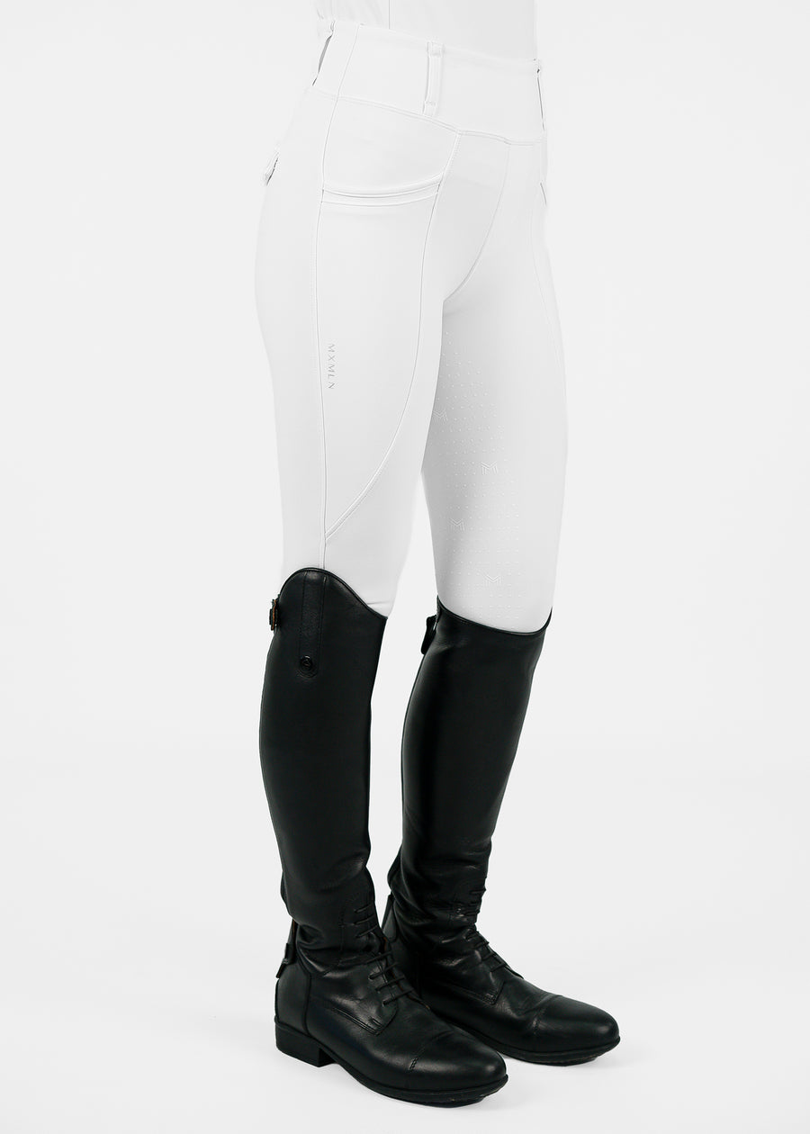 YR Pro Riding Leggings (White)