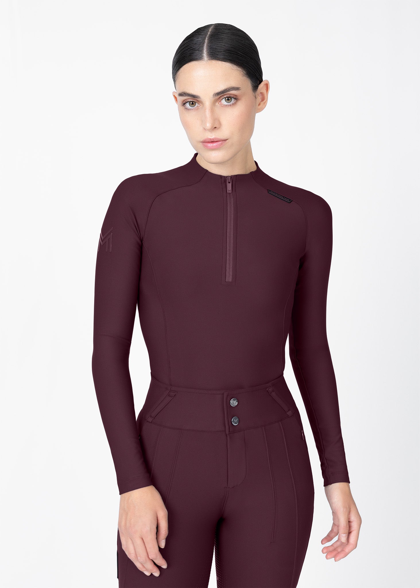 Origin Long Sleeve Base Layer (Burgundy)