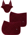 Velvet Dressage Saddle Pad (Ruby)