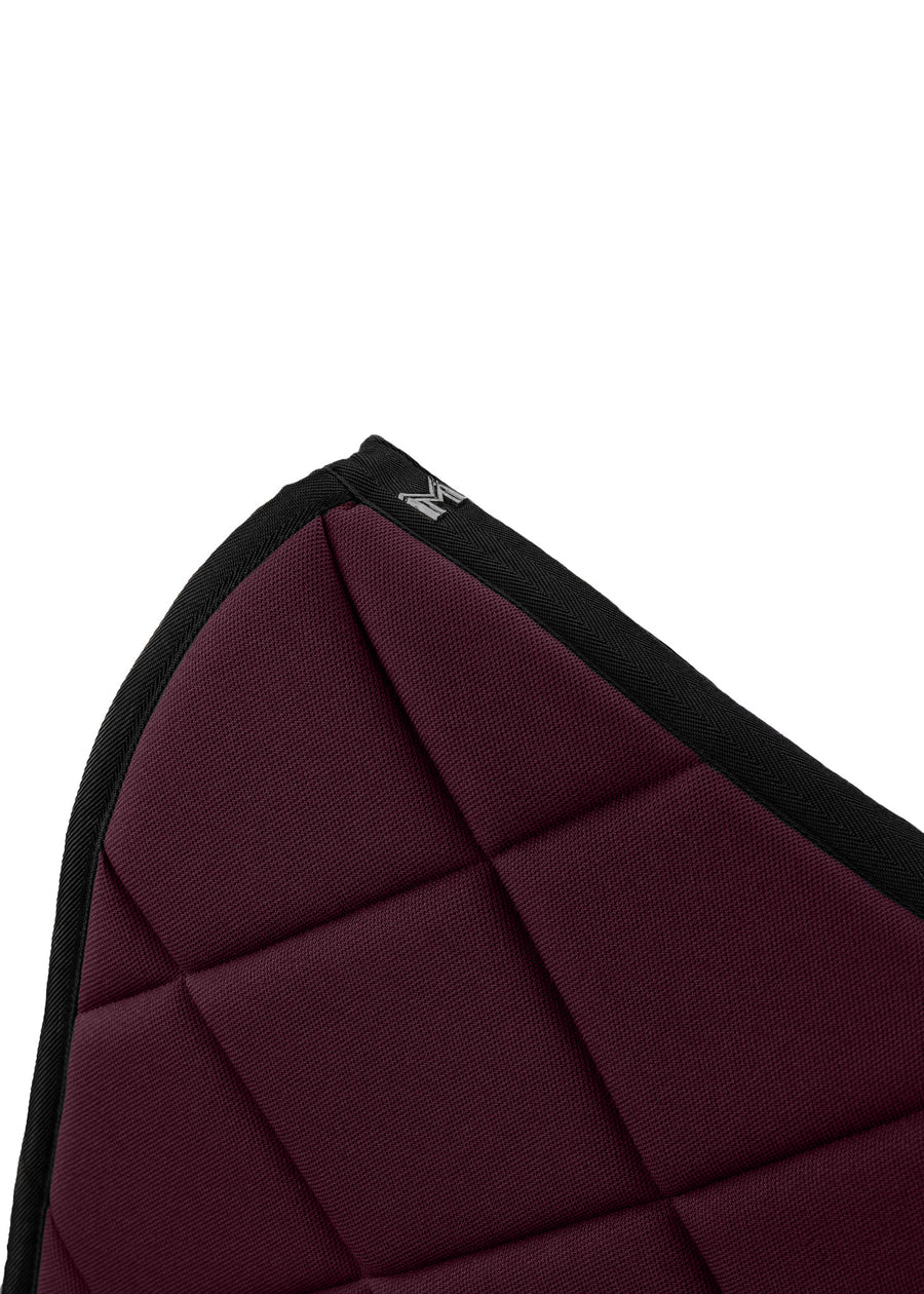 Crew Dressage Saddle Pad (Burgundy)