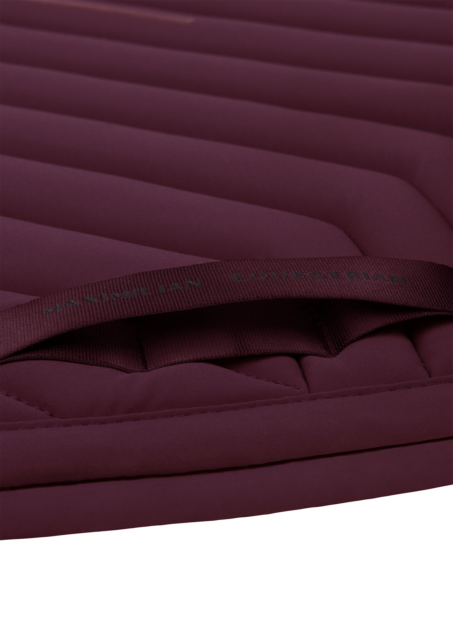 Delta Dressage Saddle Pad (Burgundy)