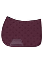 Stamp Jumping Saddle Pad (Burgundy)