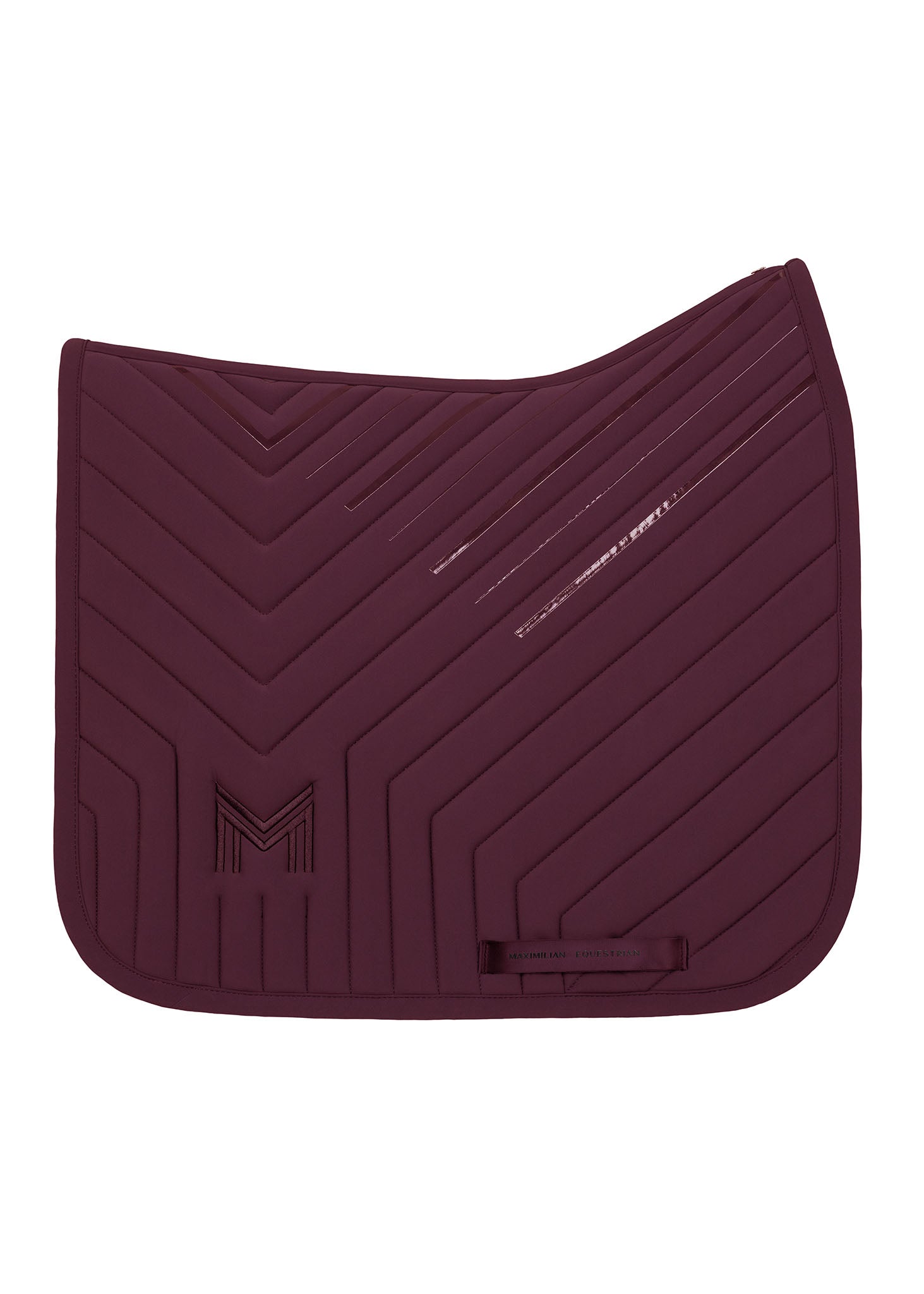 Delta Dressage Saddle Pad (Burgundy)