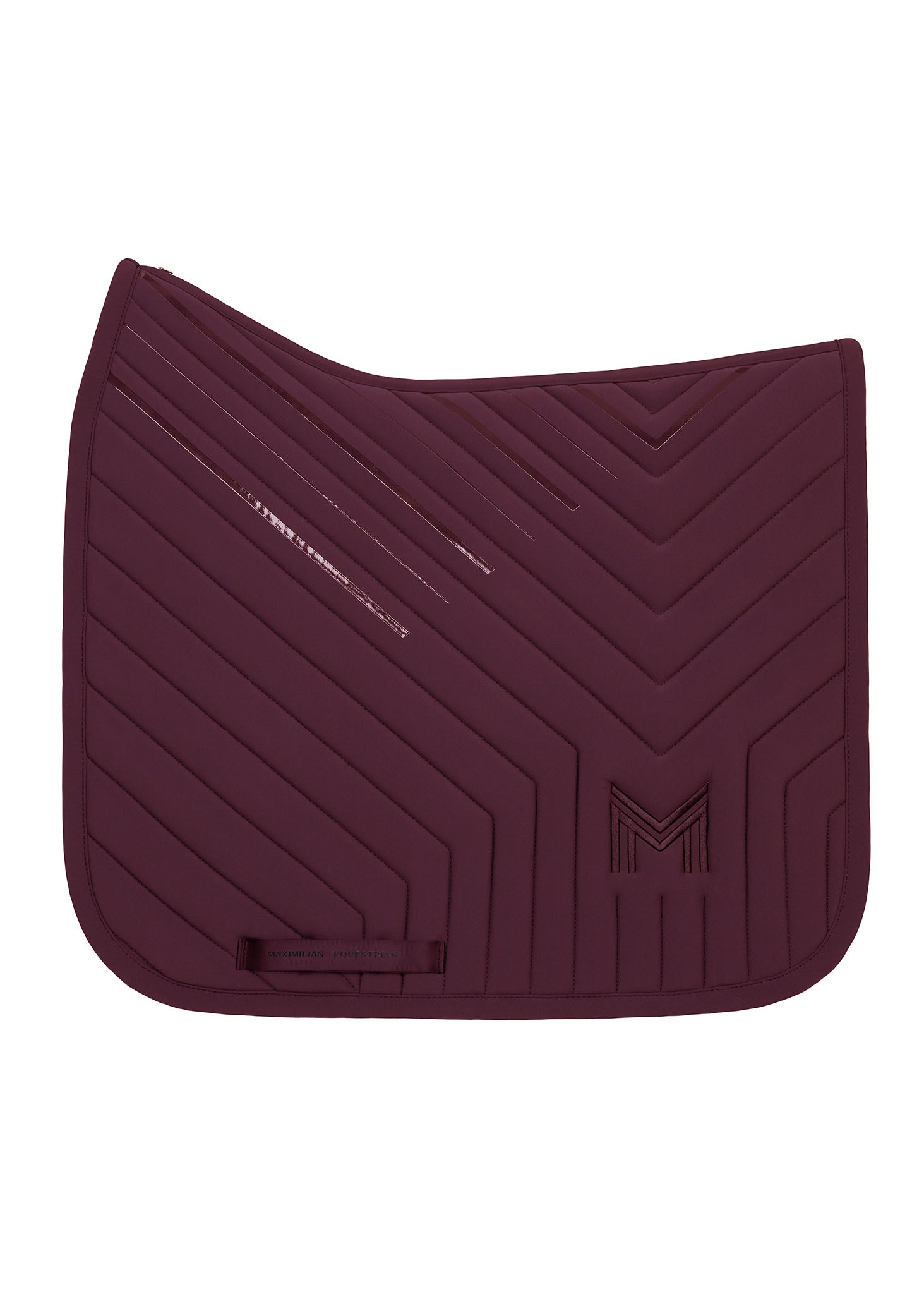 Delta Dressage Saddle Pad (Burgundy)