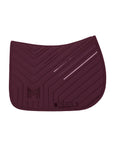 Delta Jumping Saddle Pad (Burgundy)