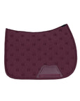 Stamp Jumping Saddle Pad (Burgundy)
