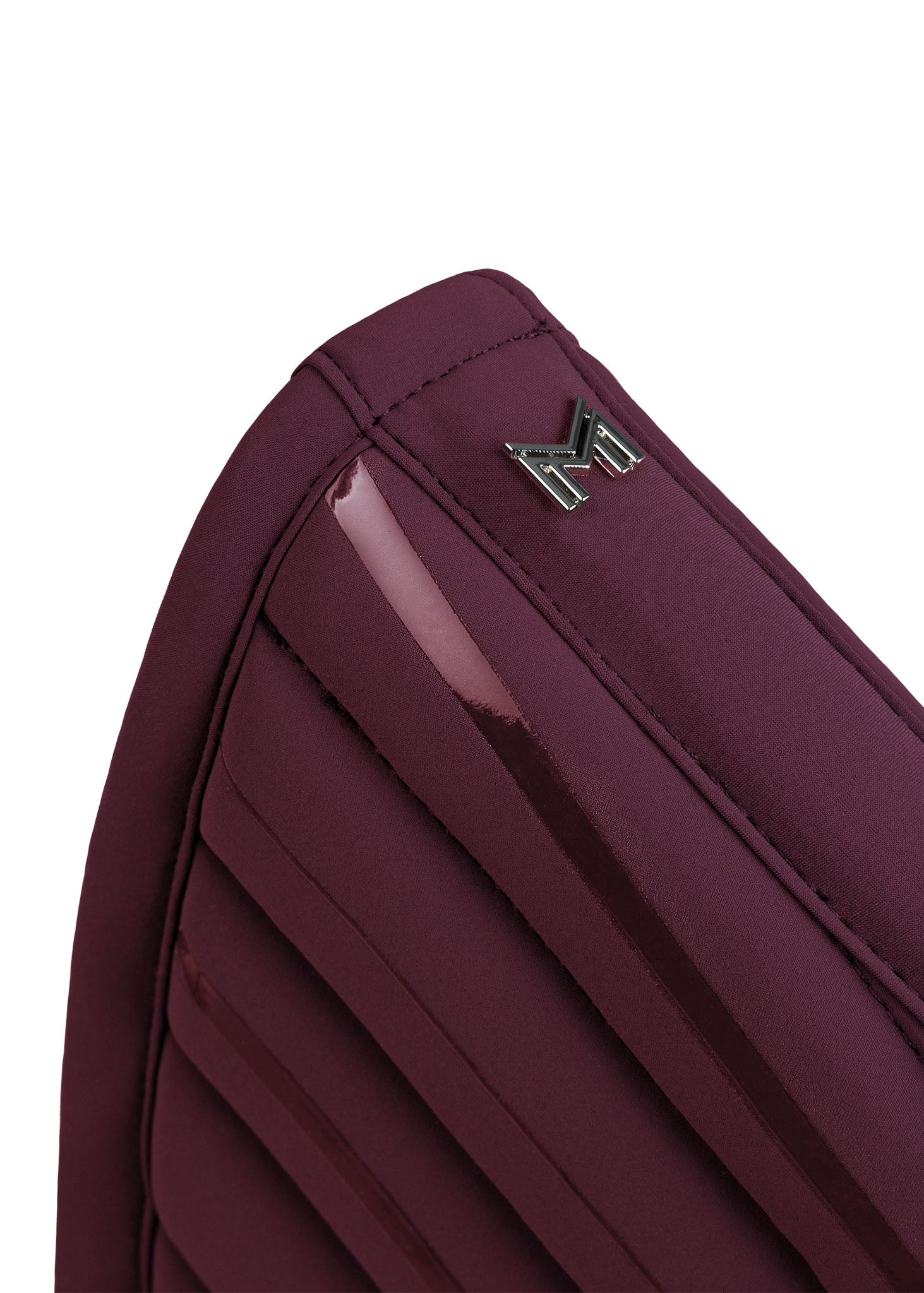 Delta Dressage Saddle Pad (Burgundy)