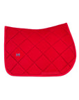 Velvet Jumping Saddle Pad (Crimson)