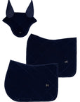 Velvet Dressage Saddle Pad (Sapphire)