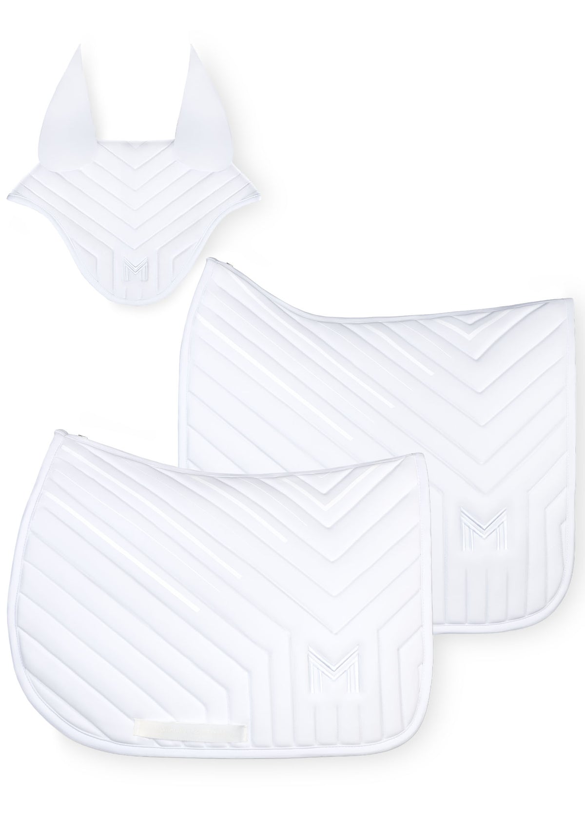 Delta Ear Bonnet (White)