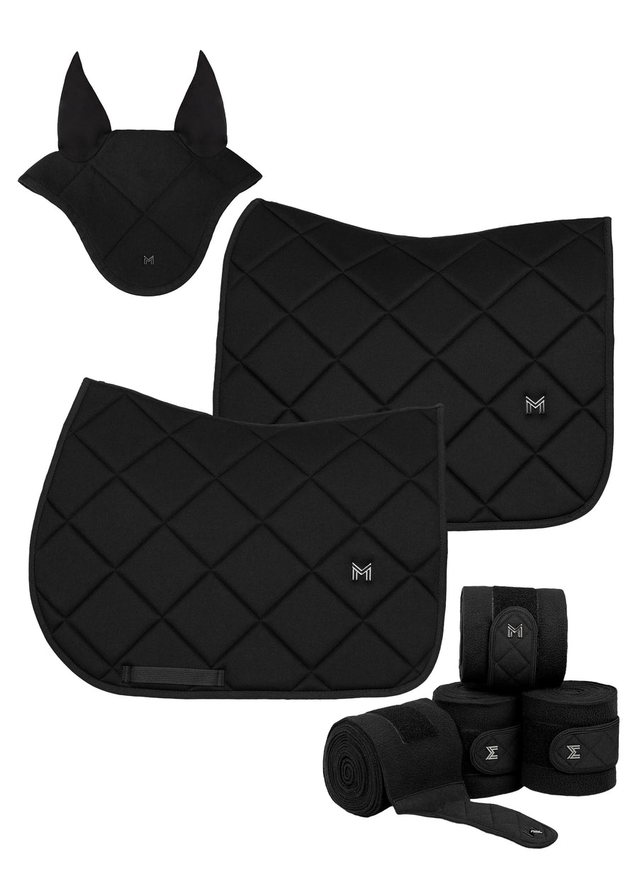 Crew Dressage Saddle Pad (Black)