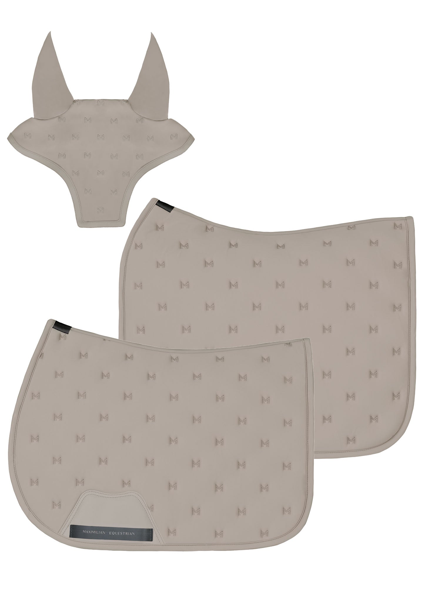 Stamp Jumping Saddle Pad (Taupe)