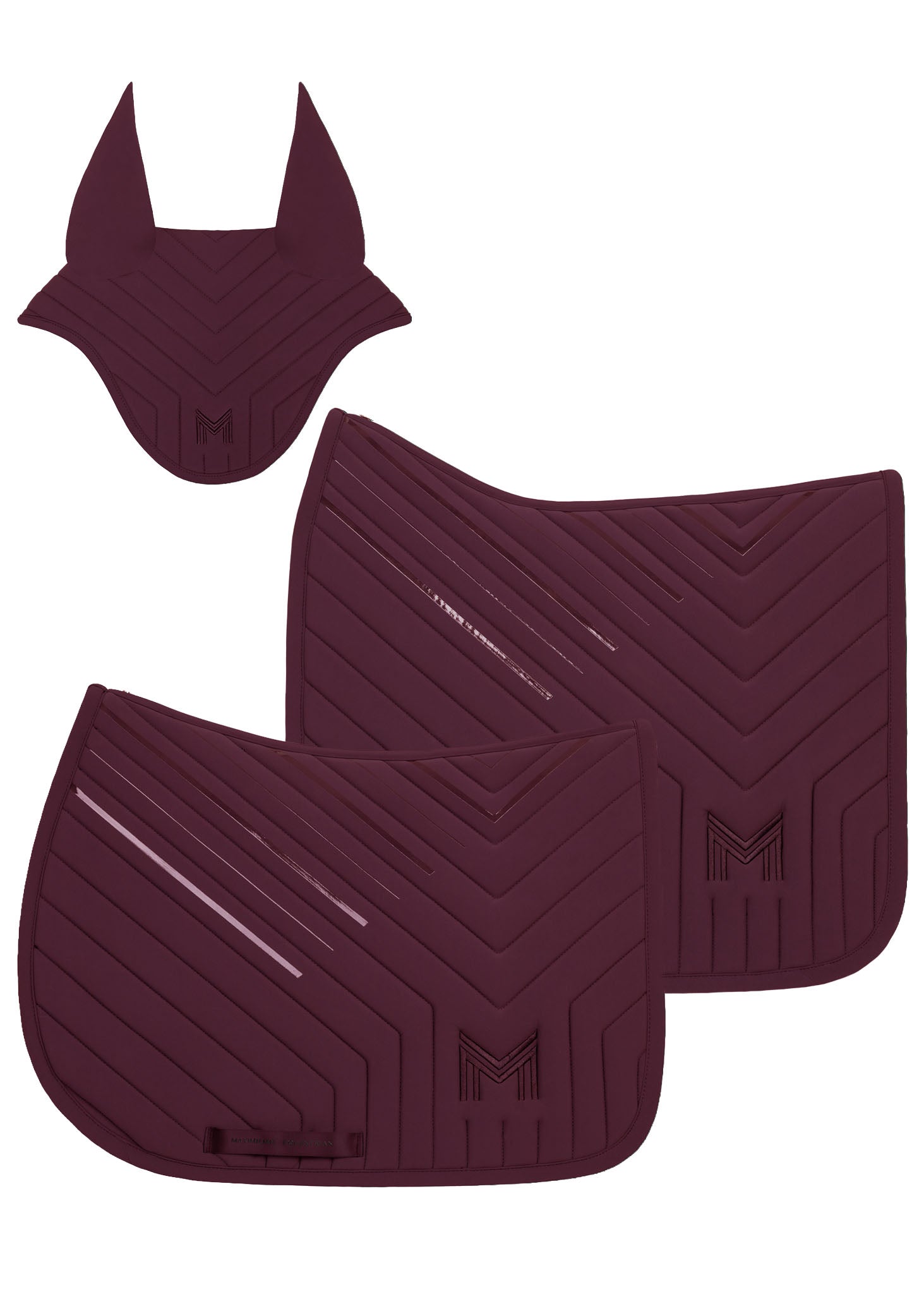 Delta Ear Bonnet (Burgundy)