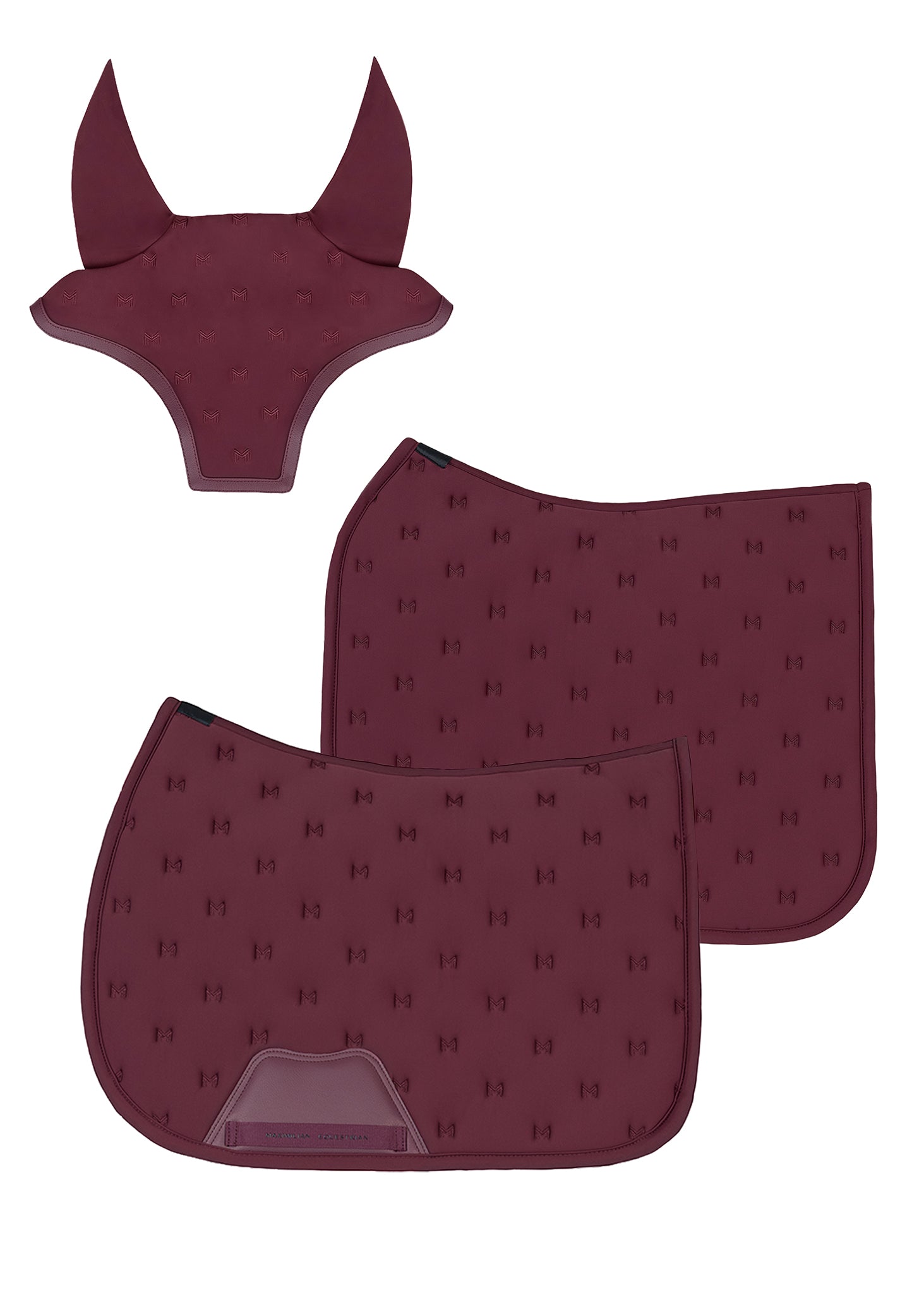 Stamp Dressage Saddle Pad (Burgundy)