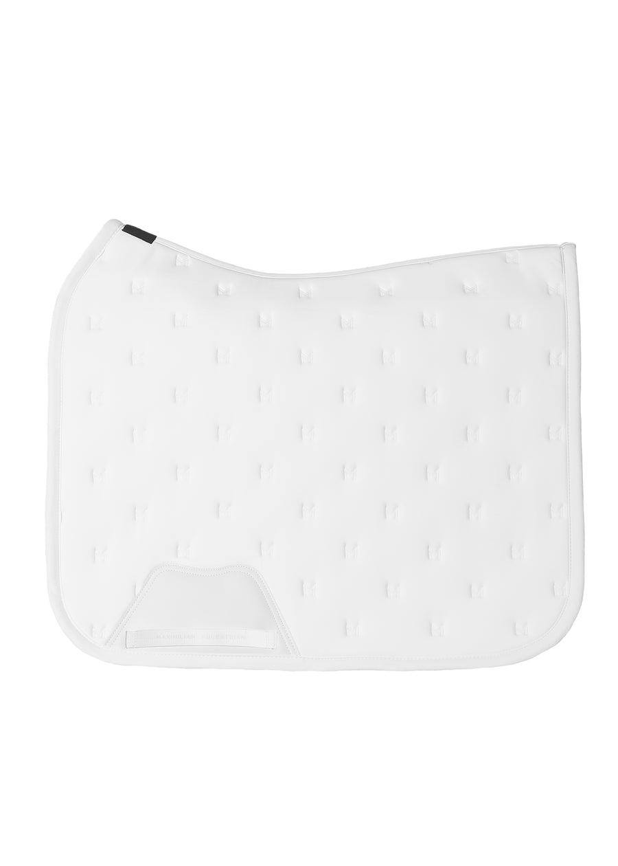 Stamp Dressage Saddle Pad (White)