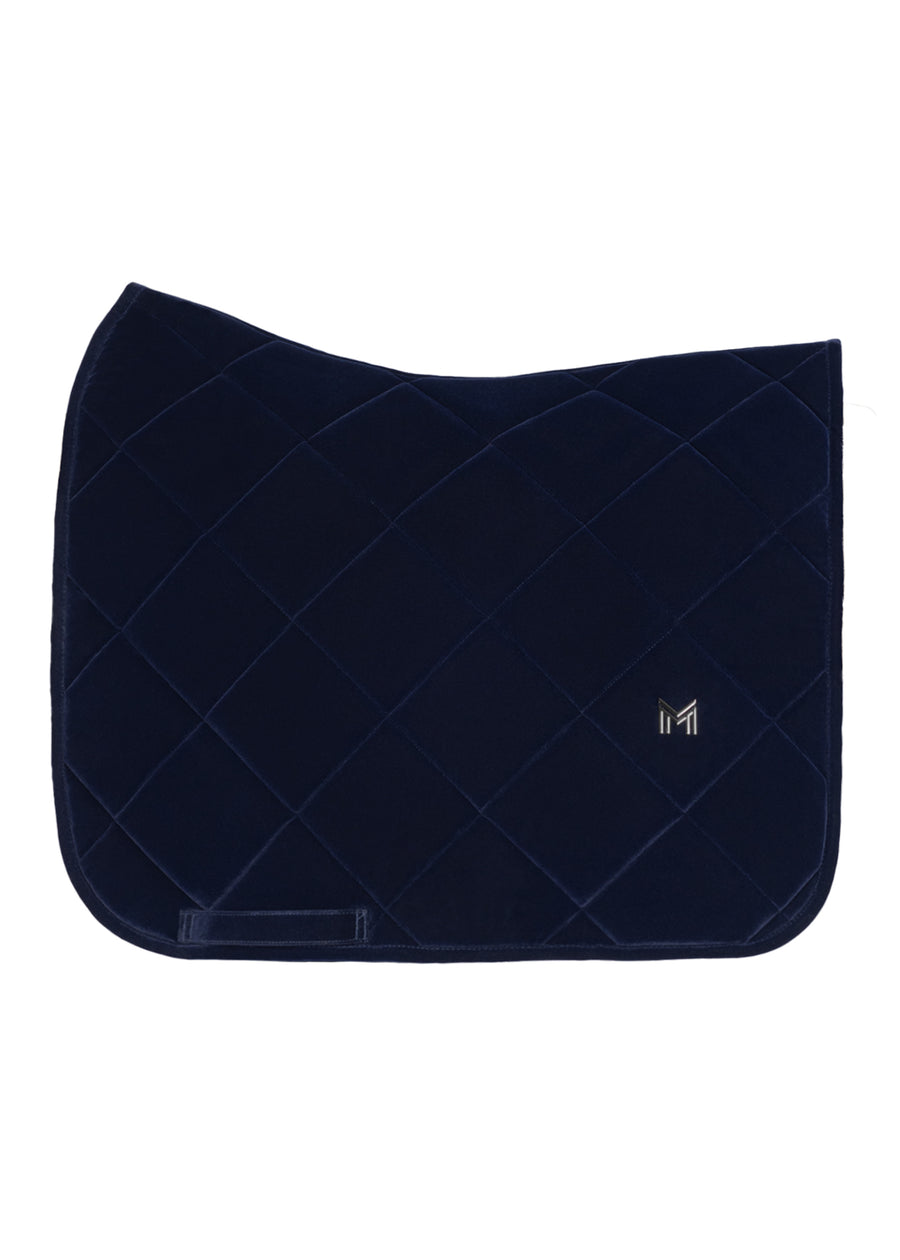 Velvet Dressage Saddle Pad (Sapphire)