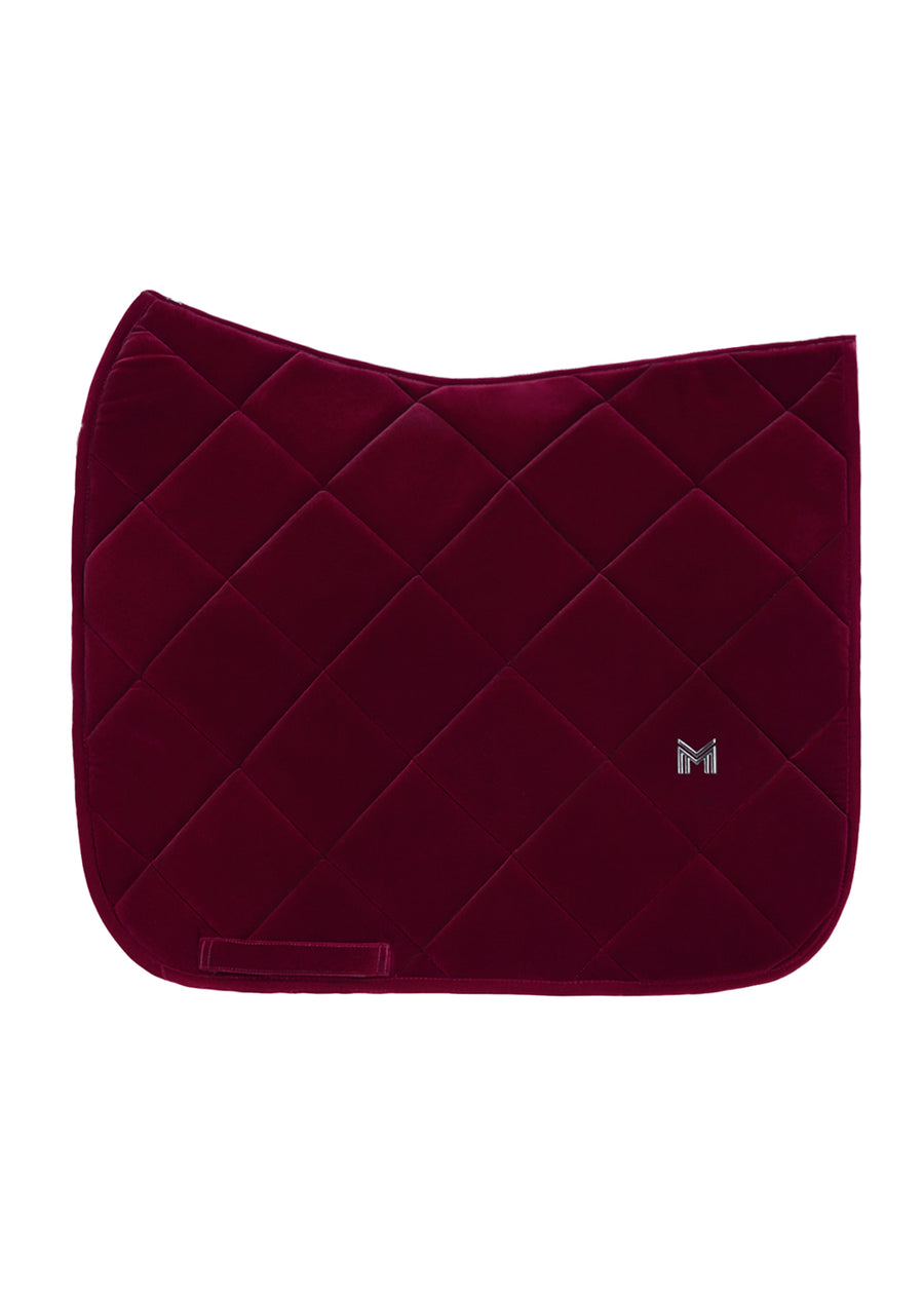 Velvet Dressage Saddle Pad (Ruby)