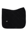 Velvet Dressage Saddle Pad (Black)