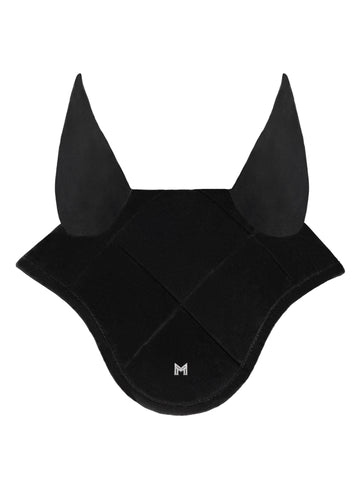 Velvet Ear Bonnet (Black)