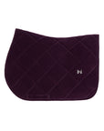 Velvet Jumping Saddle Pad (Amethyst)