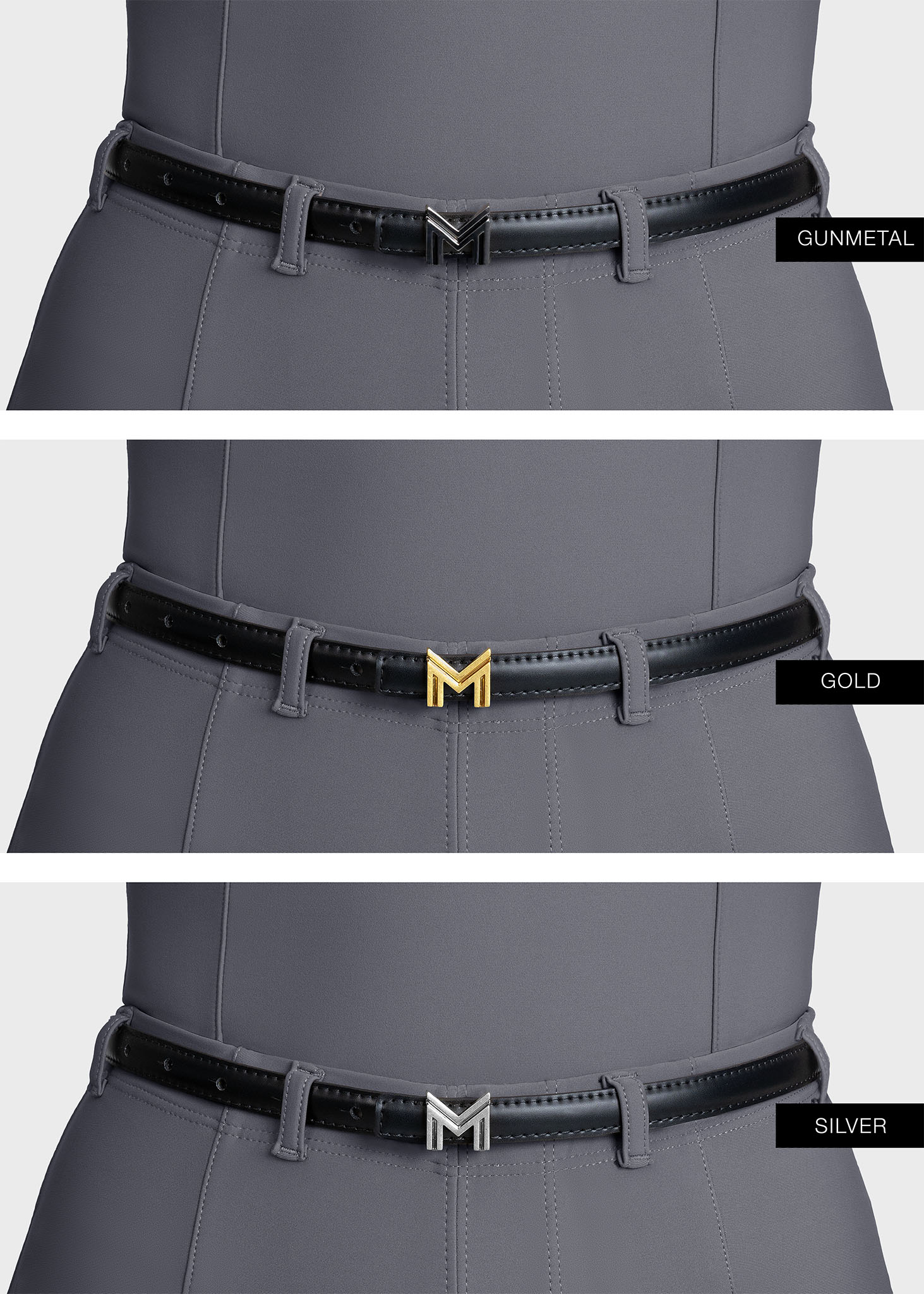 Velya Riding Leggings + Belt (Graphite)
