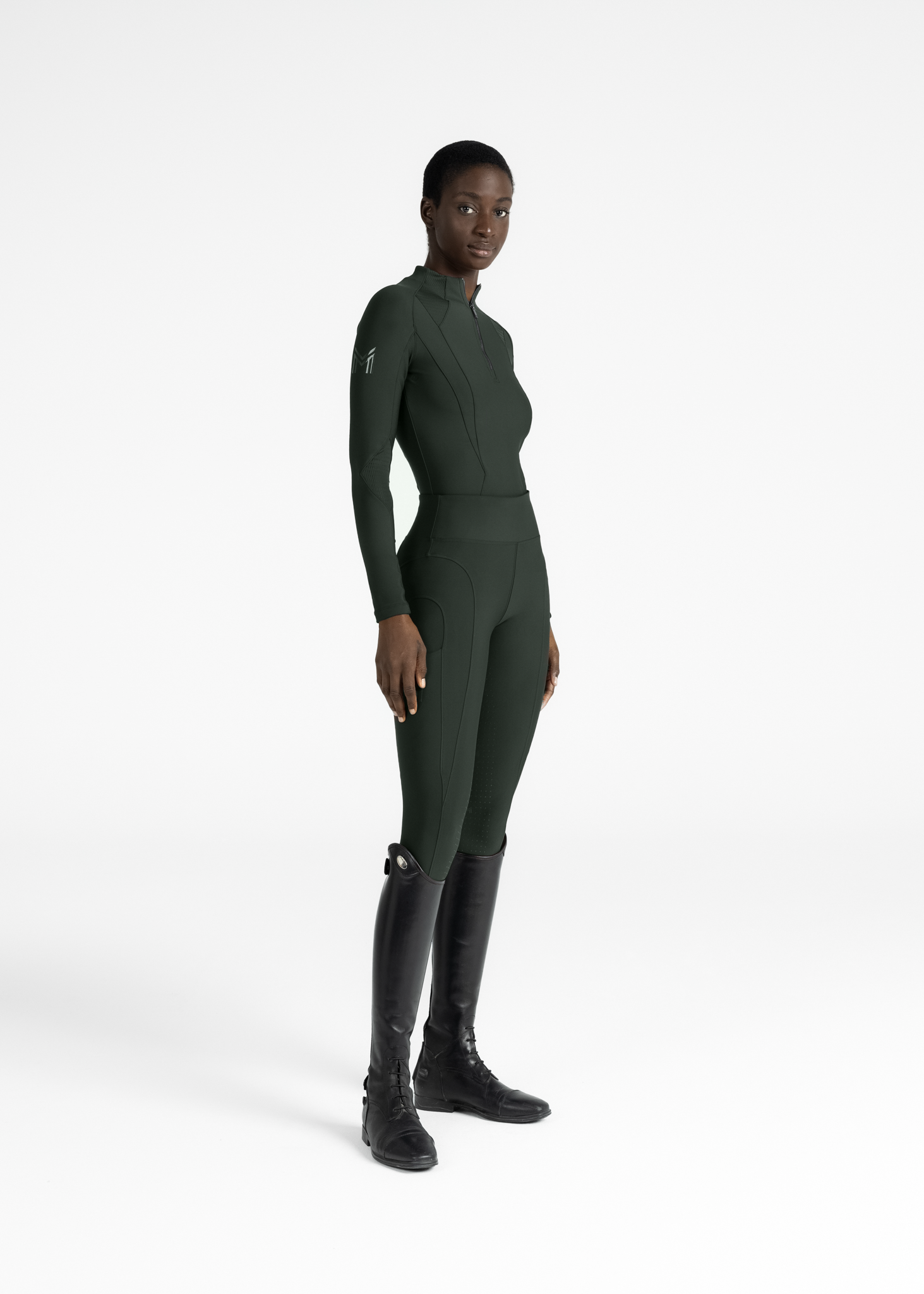 Outline Riding Leggings (Hunter Green)