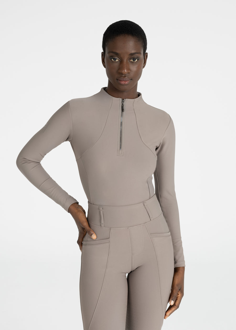 Long Sleeve Base Layer (Taupe)