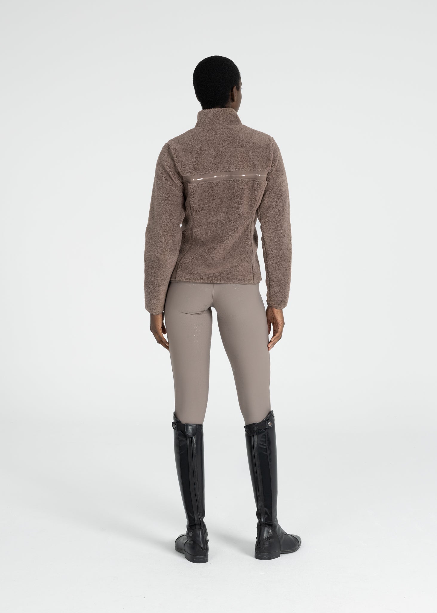 Ciara Teddy Jacket (Taupe)