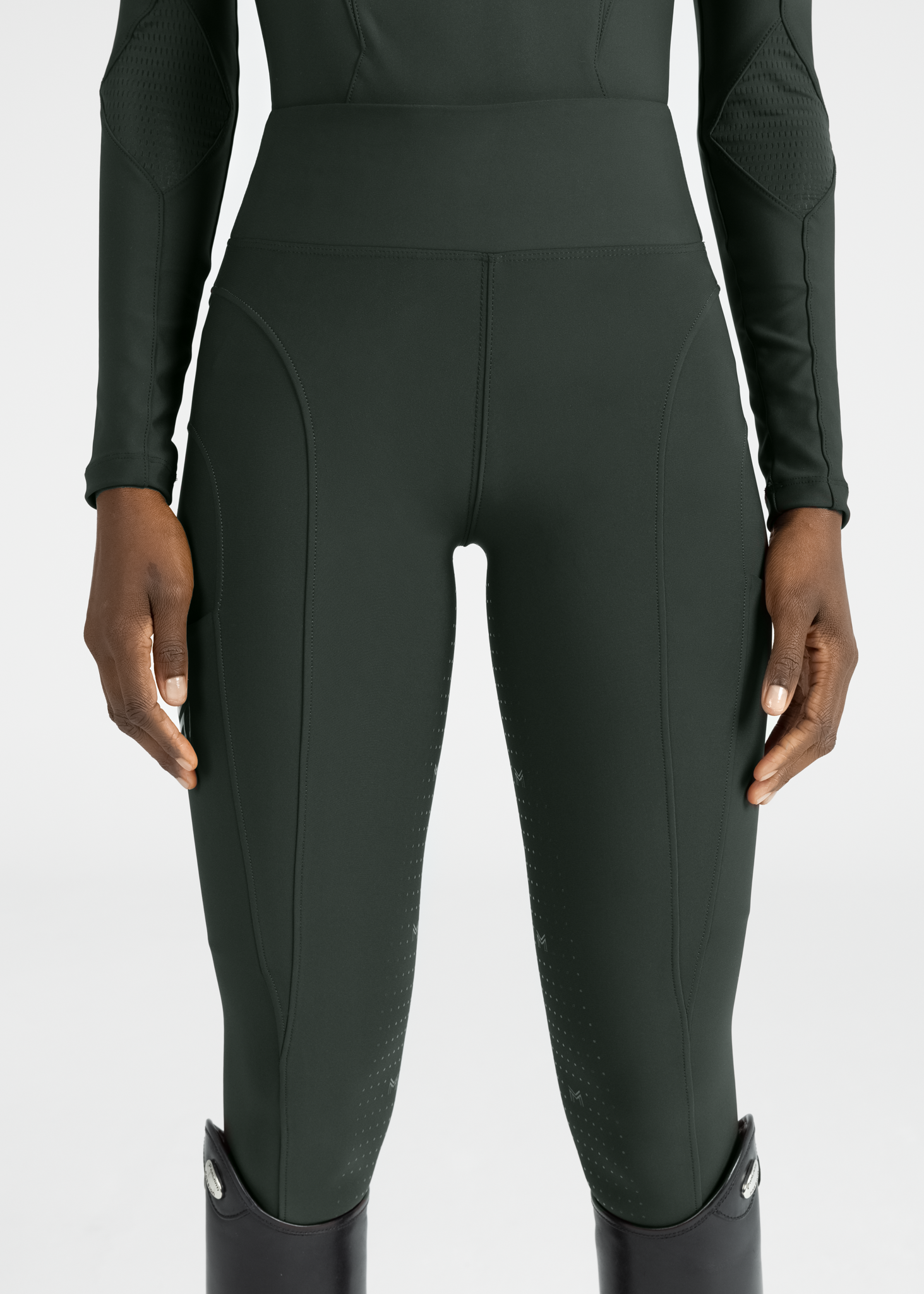 Outline Riding Leggings (Hunter Green)