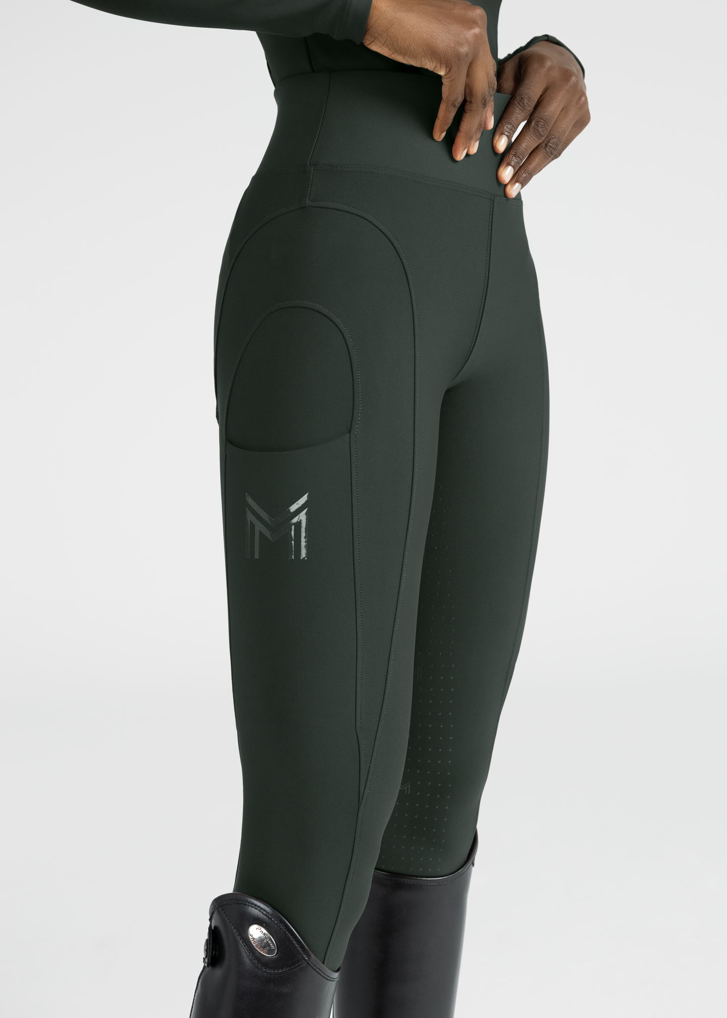 Outline Riding Leggings (Hunter Green)