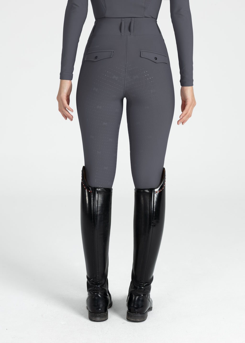 Pro Riding Leggings (Graphite) – Maximilian Equestrian