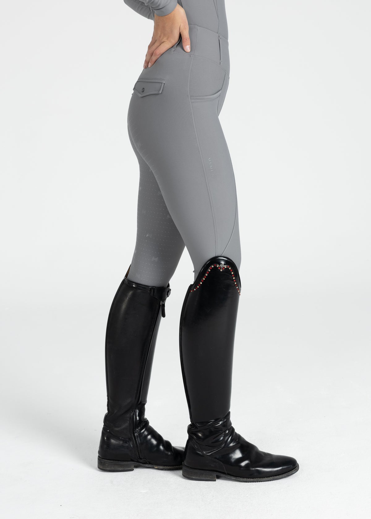 Pro Riding Pro Riding Leggings (Titanium) – Maximilian Equestrian