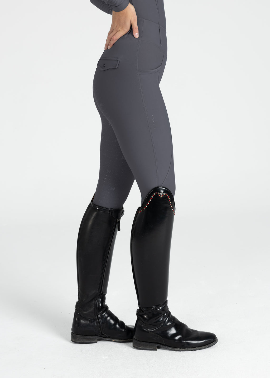 Pro Riding Leggings (Graphite) – Maximilian Equestrian