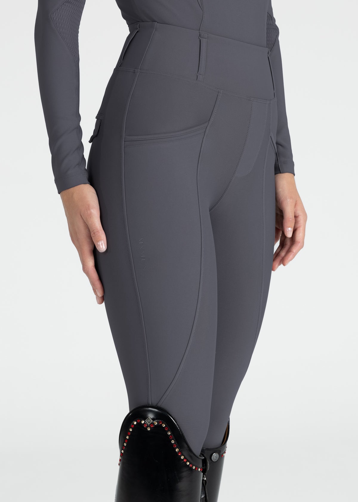 Pro Riding Pro Riding Leggings (Graphite) – Maximilian Equestrian