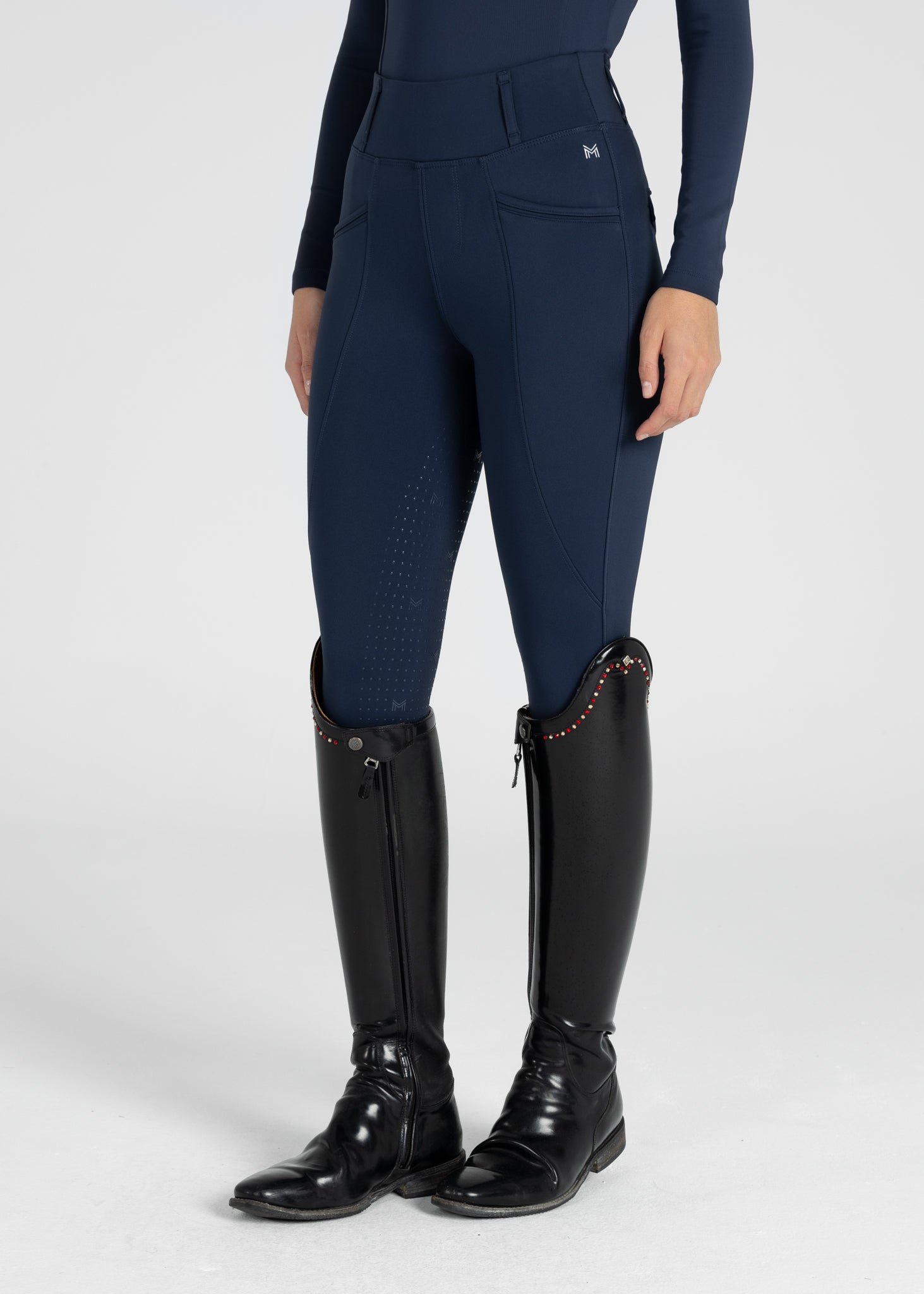 Winter Pro Riding Leggings (Navy)