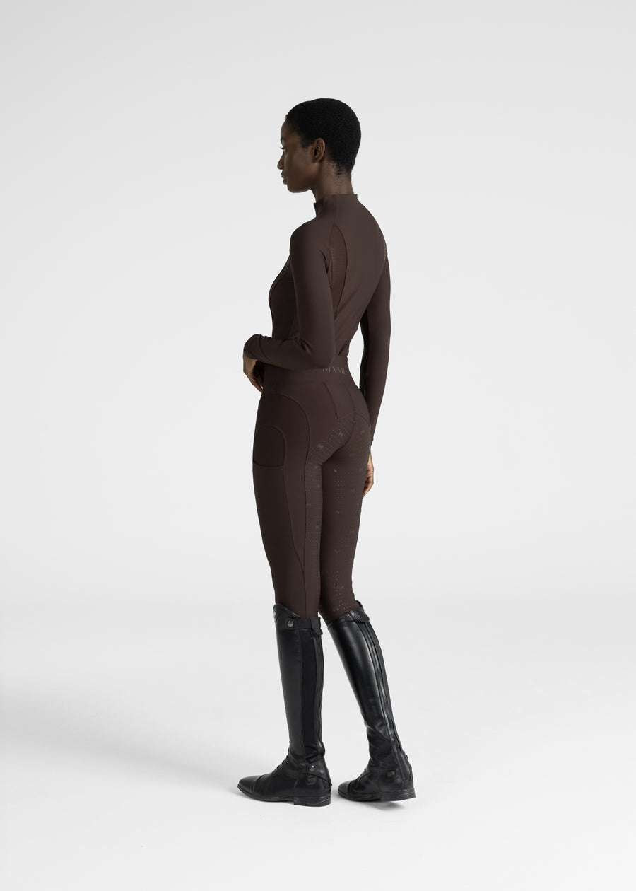 Frame Long Sleeve Base Layer (Chocolate)