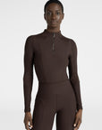 Frame Long Sleeve Base Layer (Chocolate)