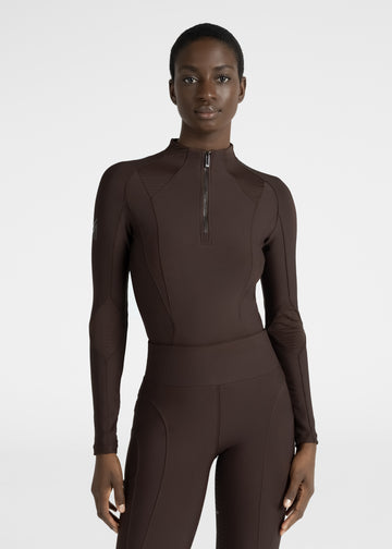 Frame Long Sleeve Base Layer (Chocolate)