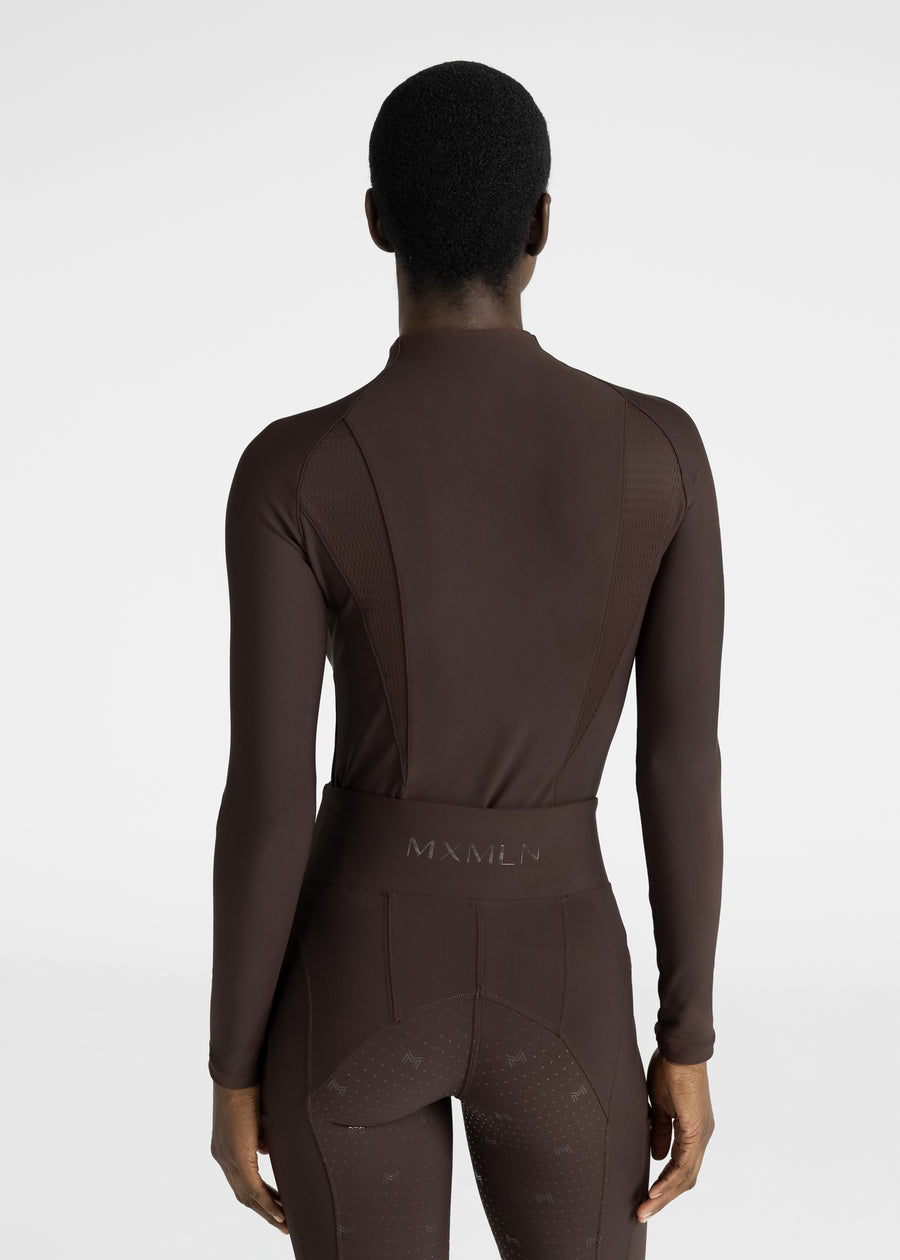 Frame Long Sleeve Base Layer (Chocolate)