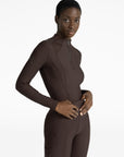 Frame Long Sleeve Base Layer (Chocolate)