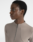 Long Sleeve Base Layer (Taupe)