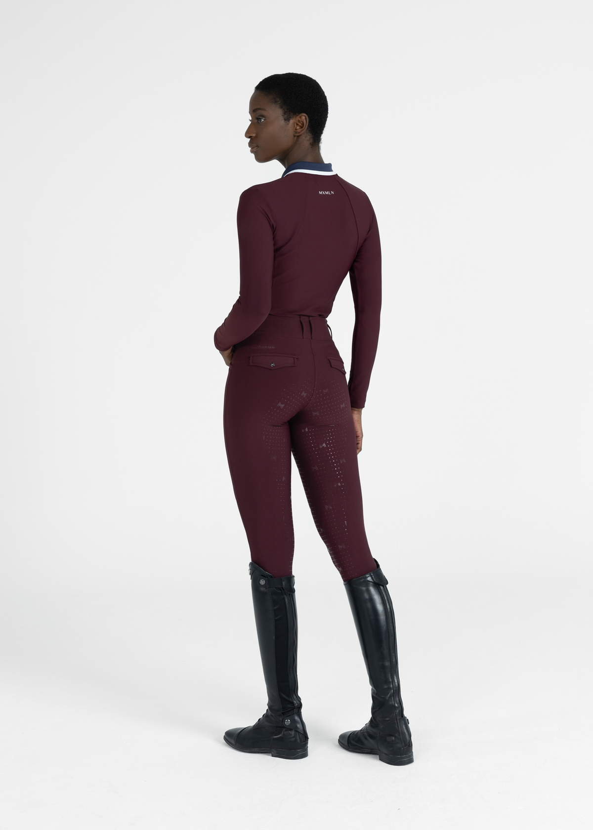 Pro Riding Pro Riding Leggings (Burgundy) – Maximilian Equestrian