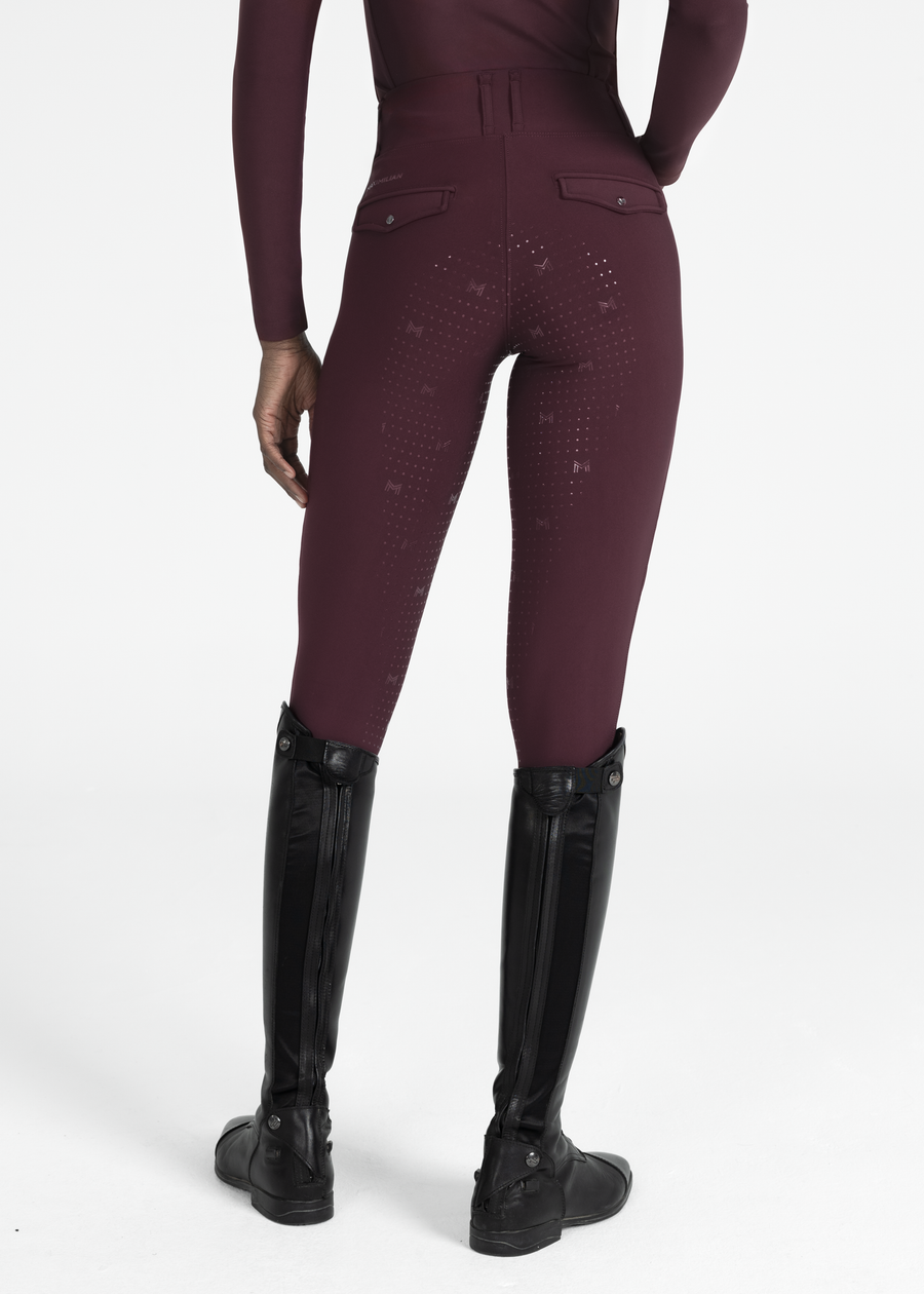 Pro Riding Leggings (Burgundy)