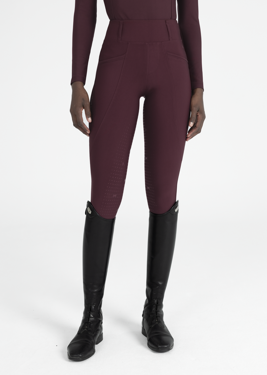 Pro Riding Leggings (Burgundy)