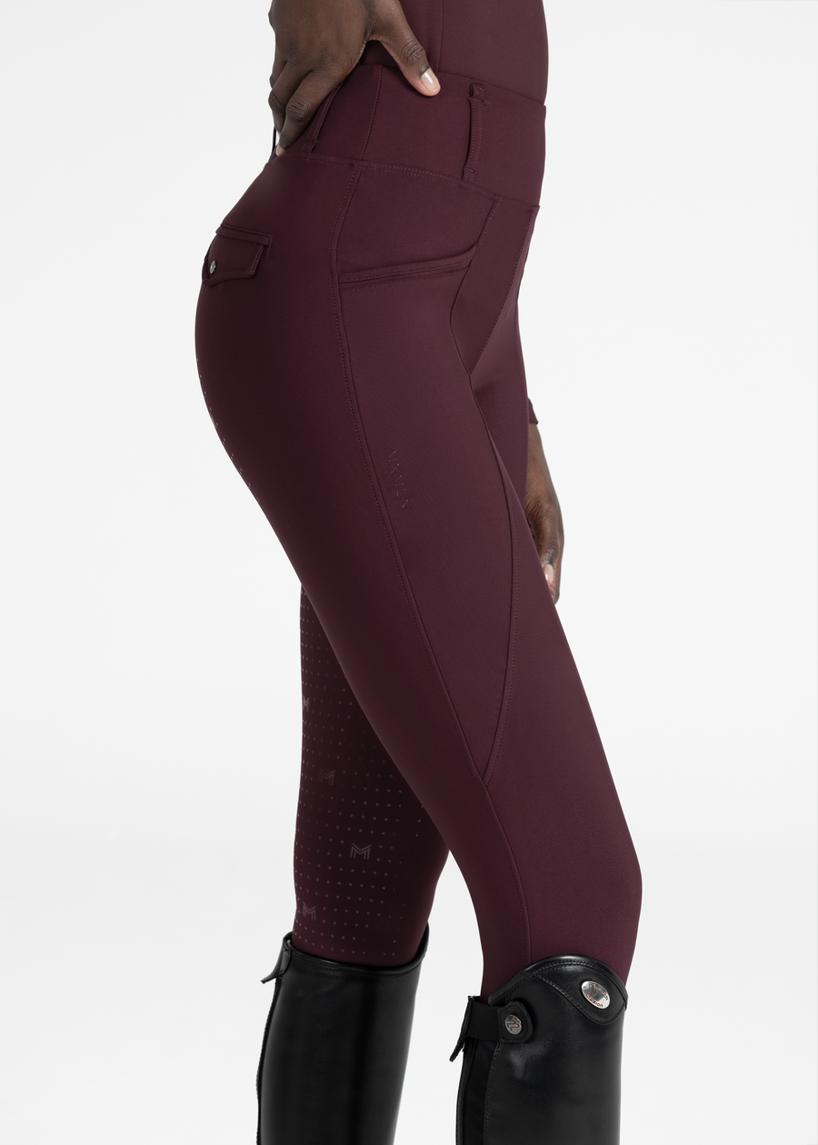 Pro Riding Leggings (Burgundy)