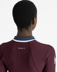 Concept Long Sleeve Polo Shirt (Burgundy)