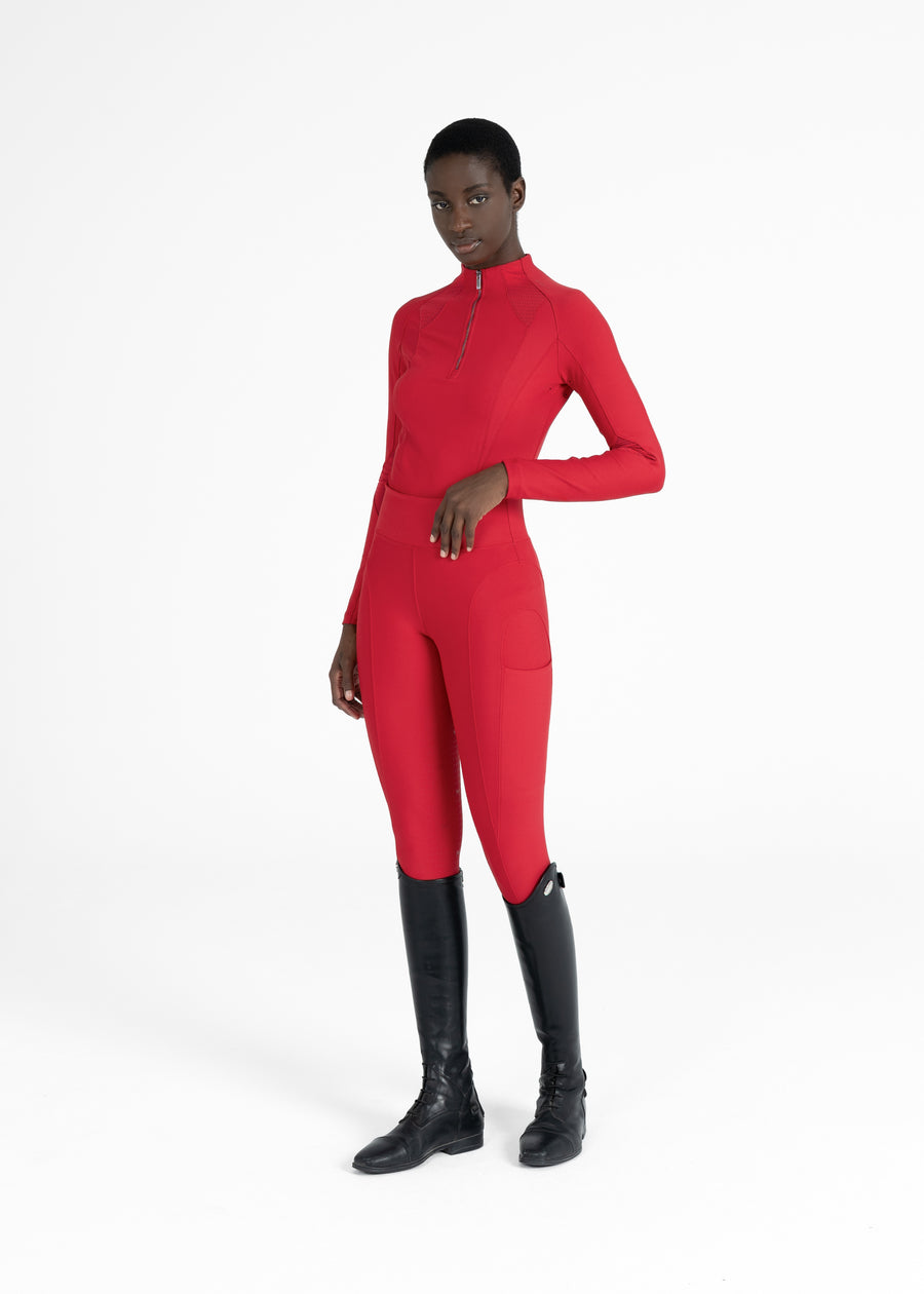 Frame Long Sleeve Base Layer (Grenadine)