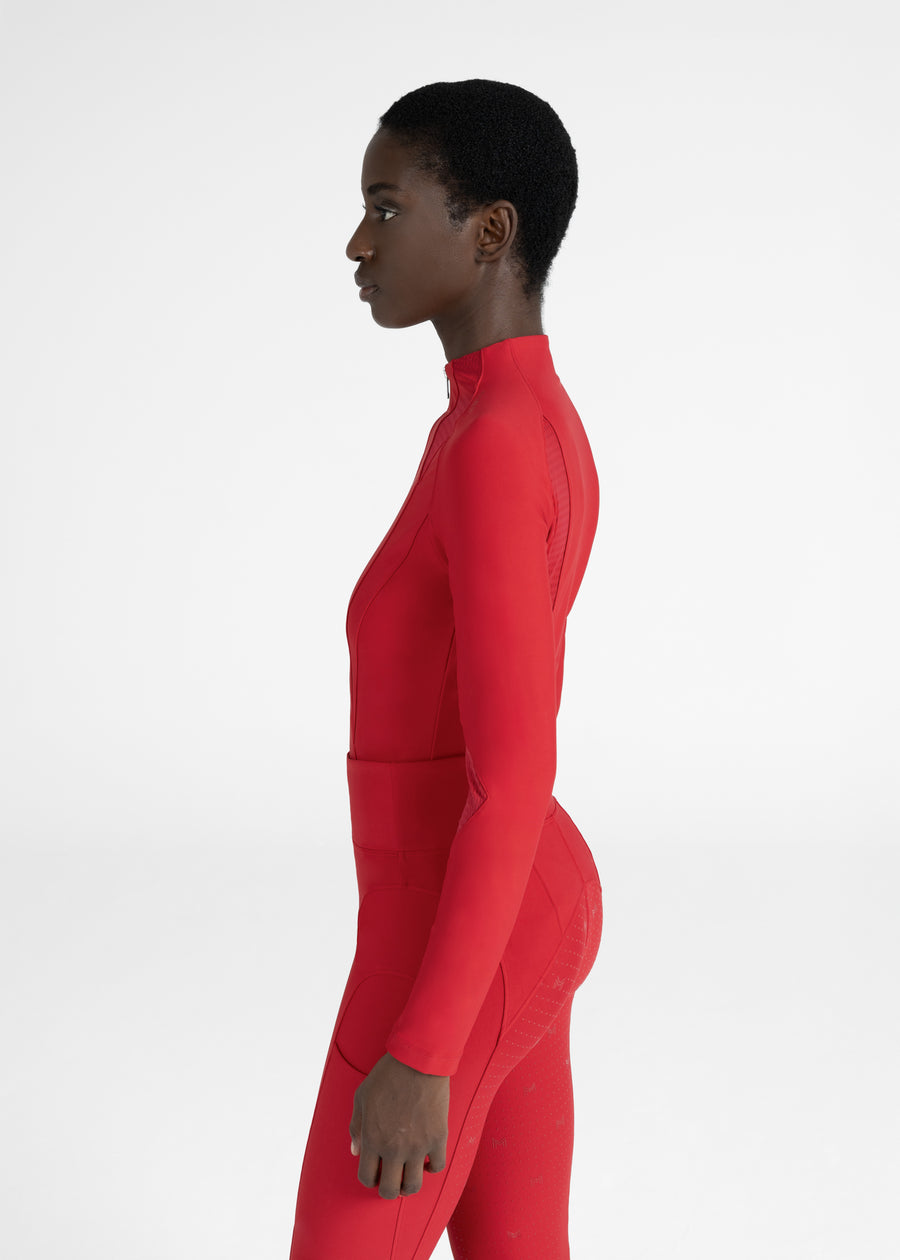 Frame Long Sleeve Base Layer (Grenadine)