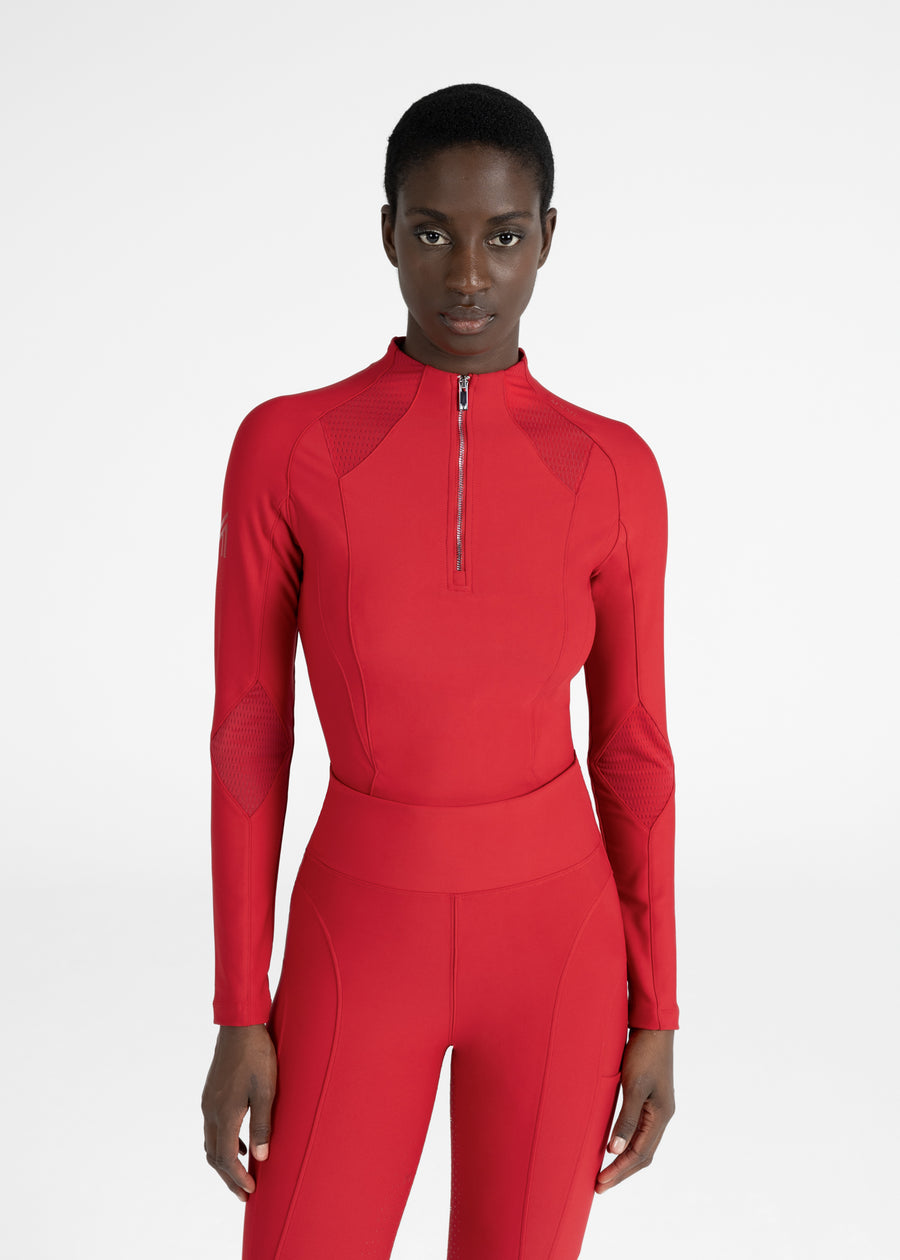 Frame Long Sleeve Base Layer (Grenadine)