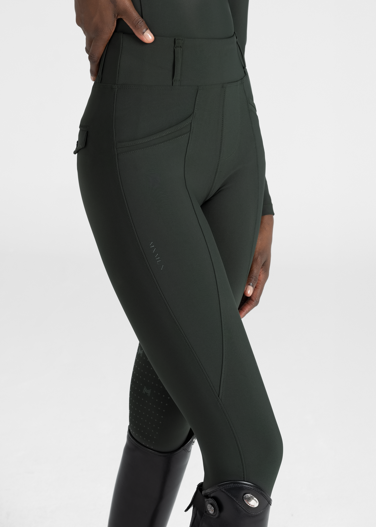 Pro Riding Pro Riding Leggings (Hunter Green) – Maximilian Equestrian